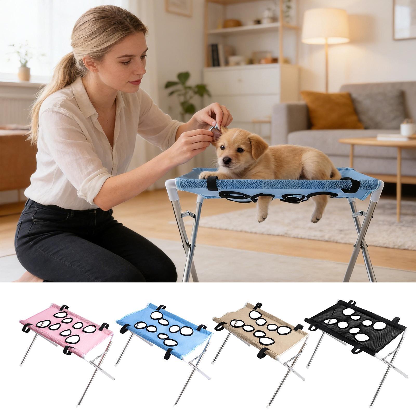 Hammock With Stand - Support pliable pour toilettage des animaux