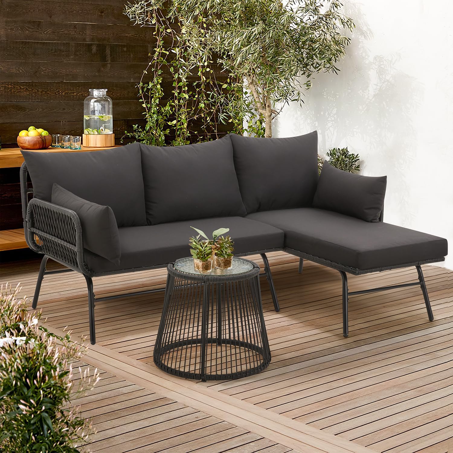Outdoor Furniture Cushions - Ensemble de meubles de patio d'extérieur