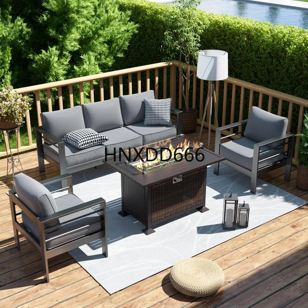 Outdoor Furniture With Fire Pit - Ensemble de meubles de patio avec