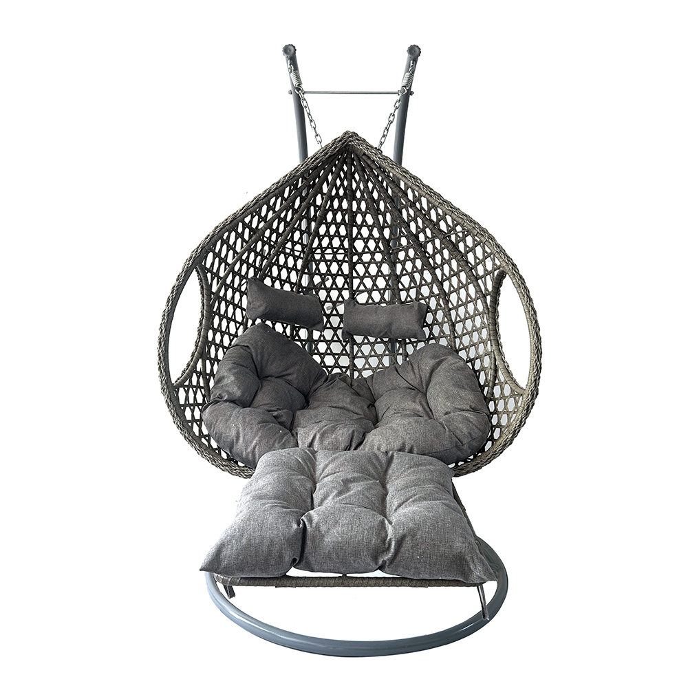 Garden Swing Chair - Chaise suspendue en rotin PE avec