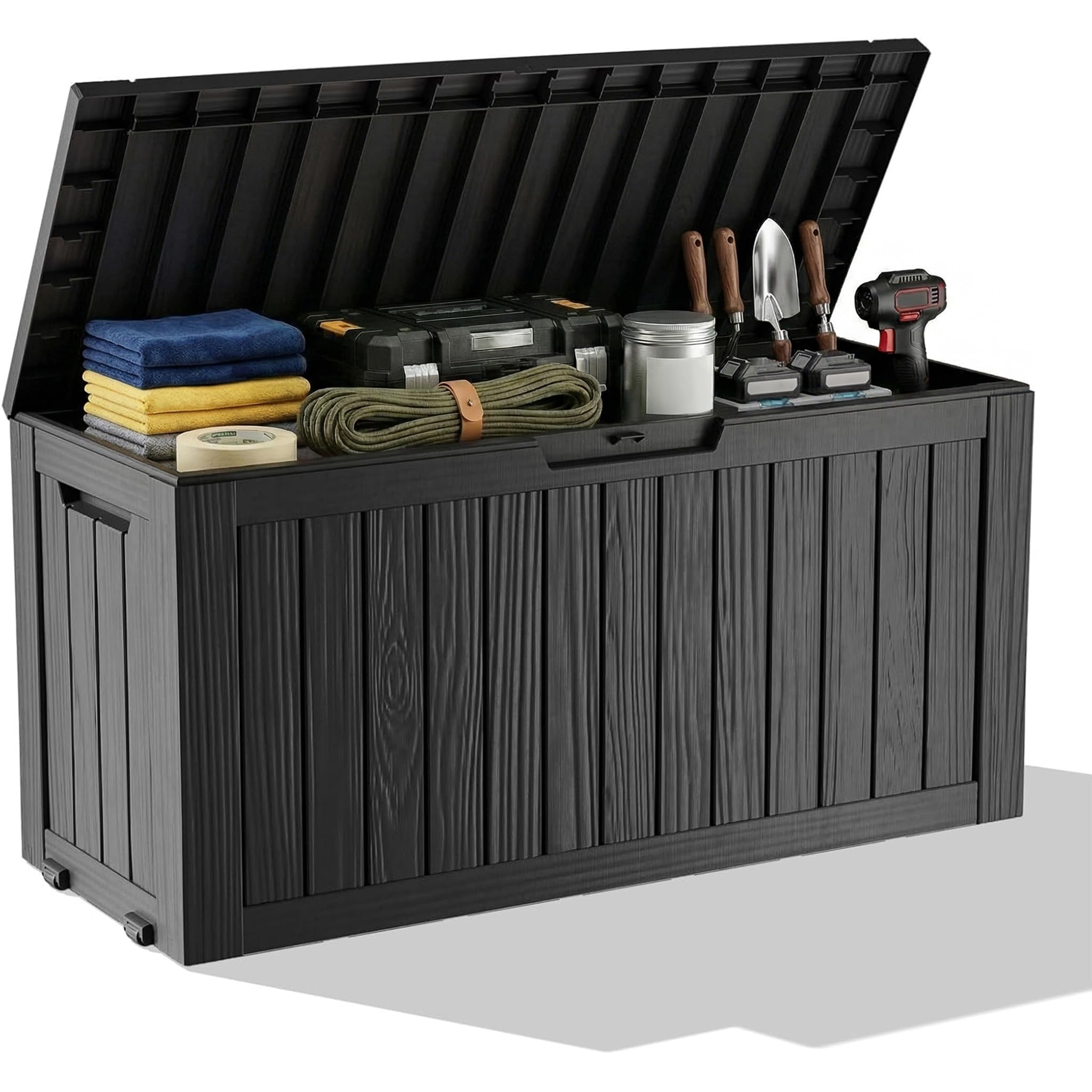 Outdoor Furniture Patio - Bac de rangement extérieur étanche en