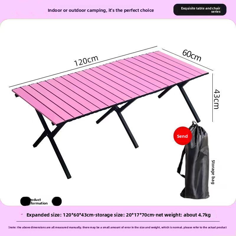 Outdoor Furniture Legs - Table pliante d'extérieur portable à pieds