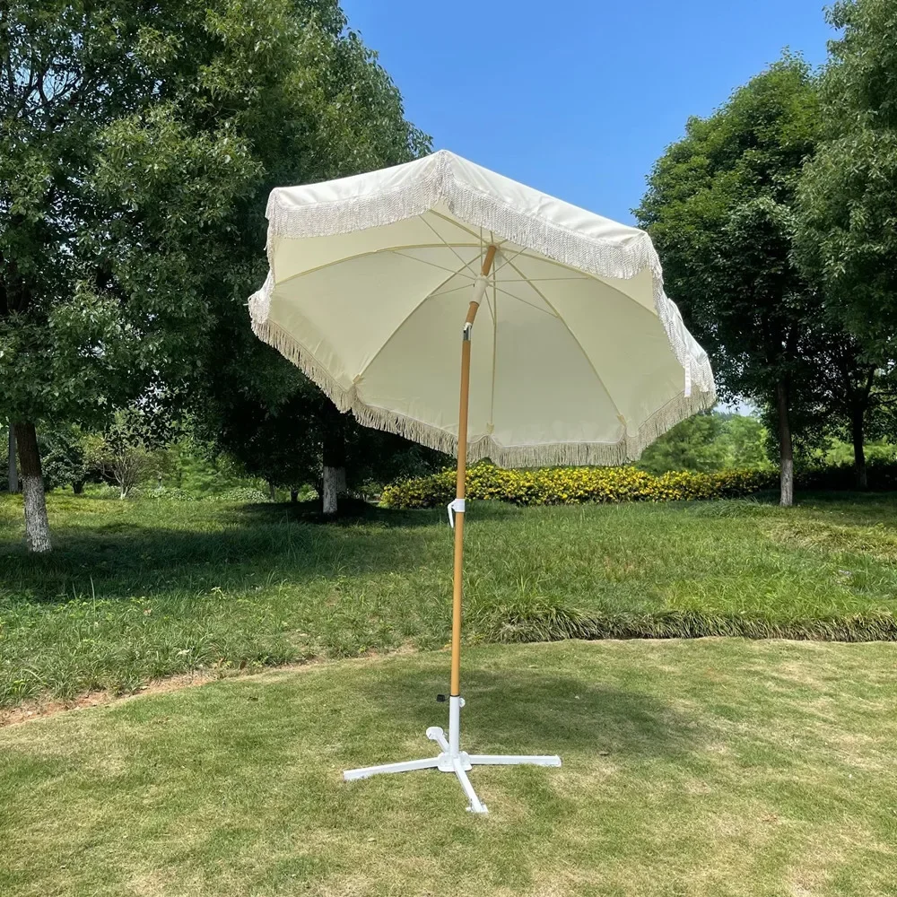 Outdoor Furniture On Sale - Parasol de plage extérieur à franges