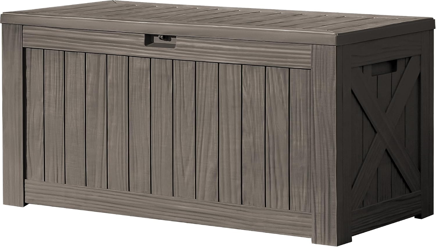 Outdoor Furniture Wood - Banc de rangement extérieur de 120