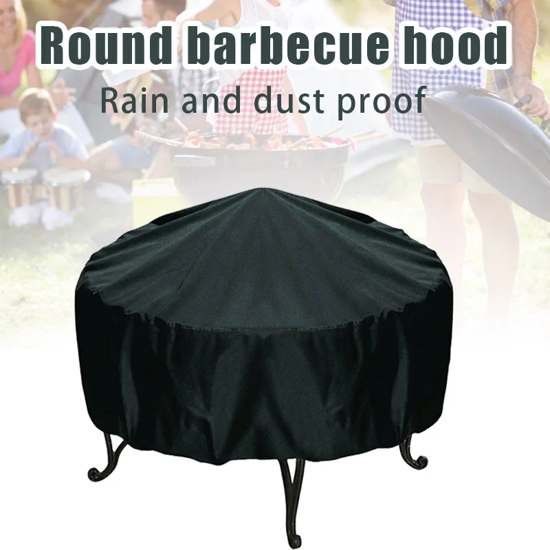 Outdoor Furniture With Fire Pit - Housse De Protection ronde pour foyer,