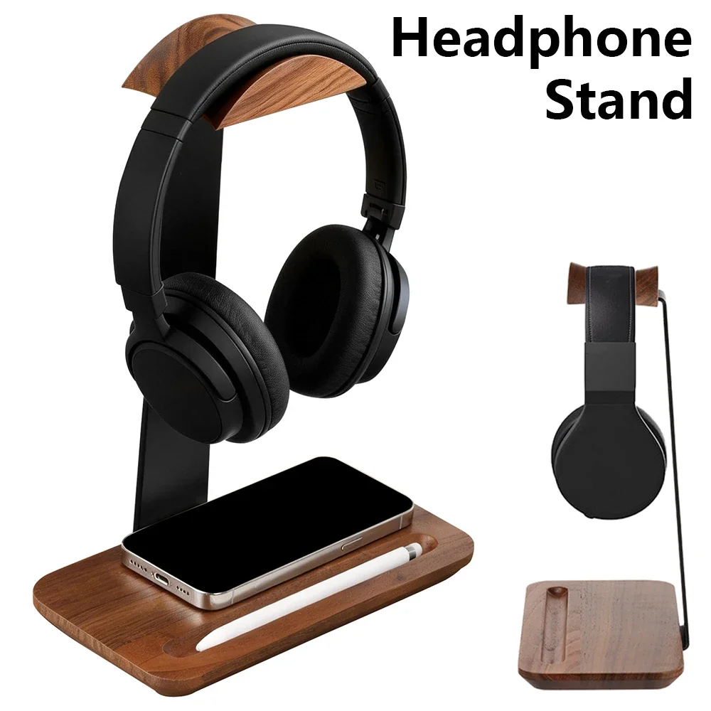 Outdoor Furniture Wood - Support universel pour casque en bois