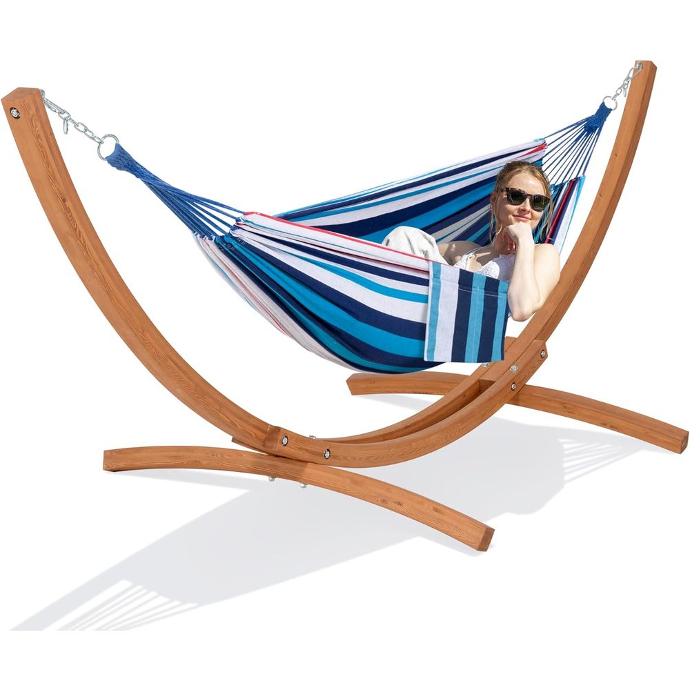 Hammock With Stand - Hamac d'extérieur avec support inclus, hamac