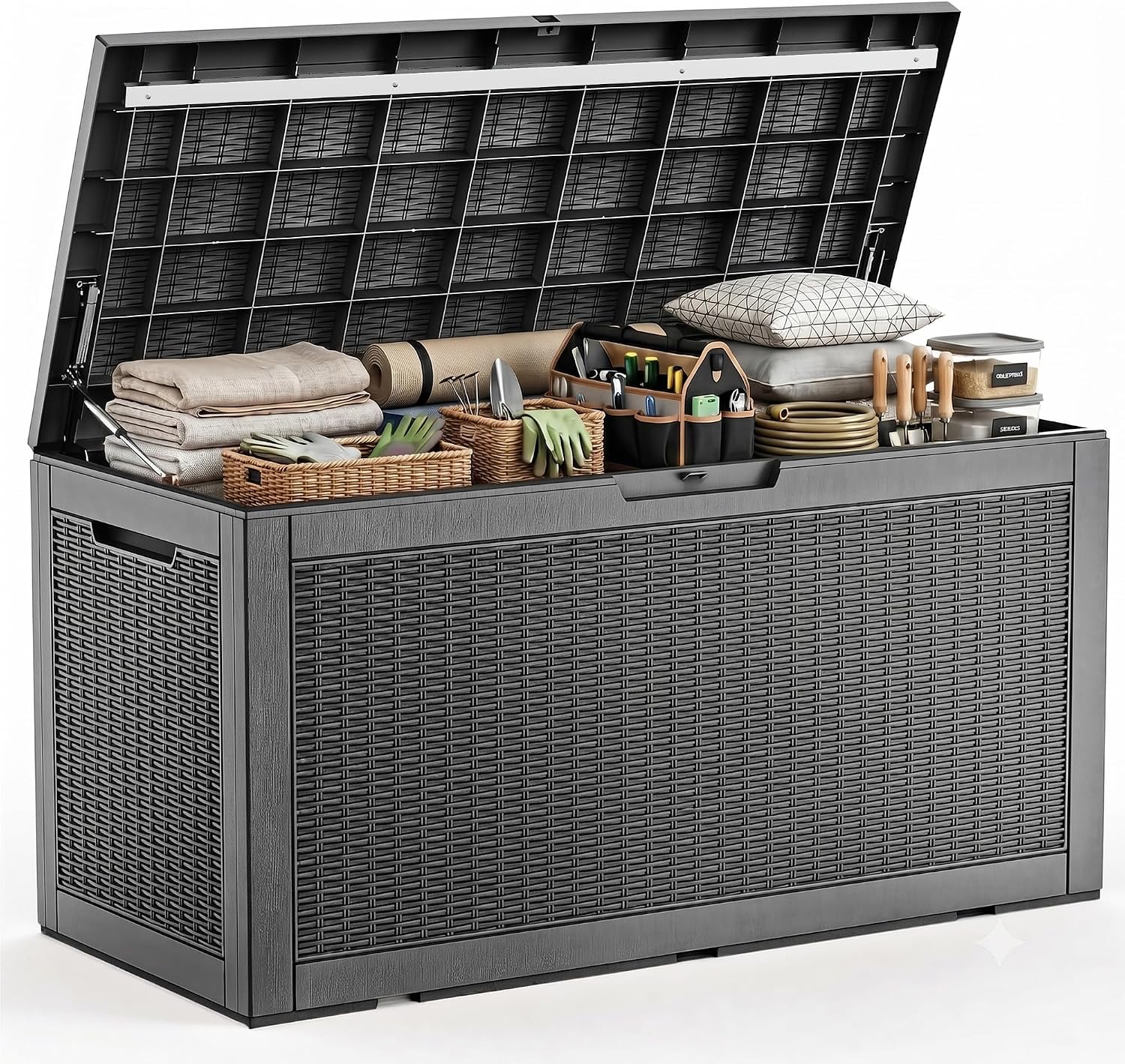 Outdoor Furniture Cushions - Grande boîte de rangement extérieure en