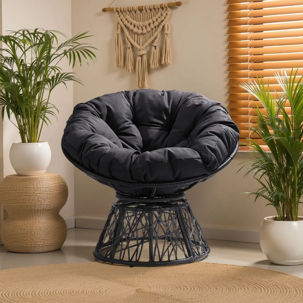 Outdoor Furniture Egg Chair - Fauteuil œuf pivotant 3 en 1