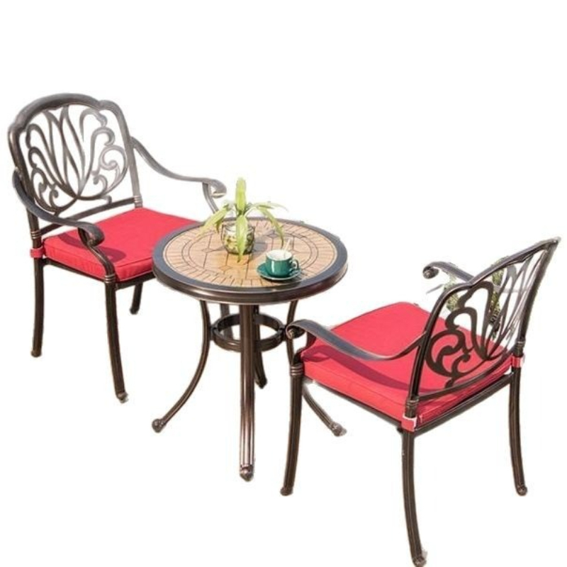 Outdoor Furniture One Piece - Table de cour en aluminium moulé