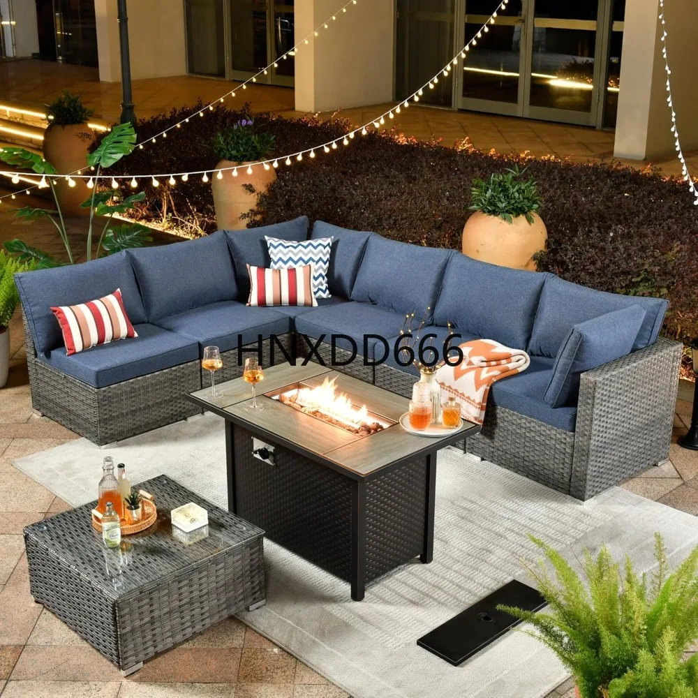 Outdoor Furniture With Fire Pit - Ensemble de mobilier de patio extérieur