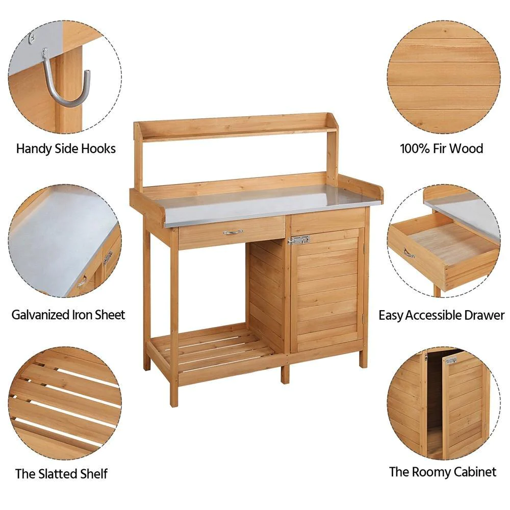 Banc de travail en bois massif - Outdoor Furniture Wood avis et prix