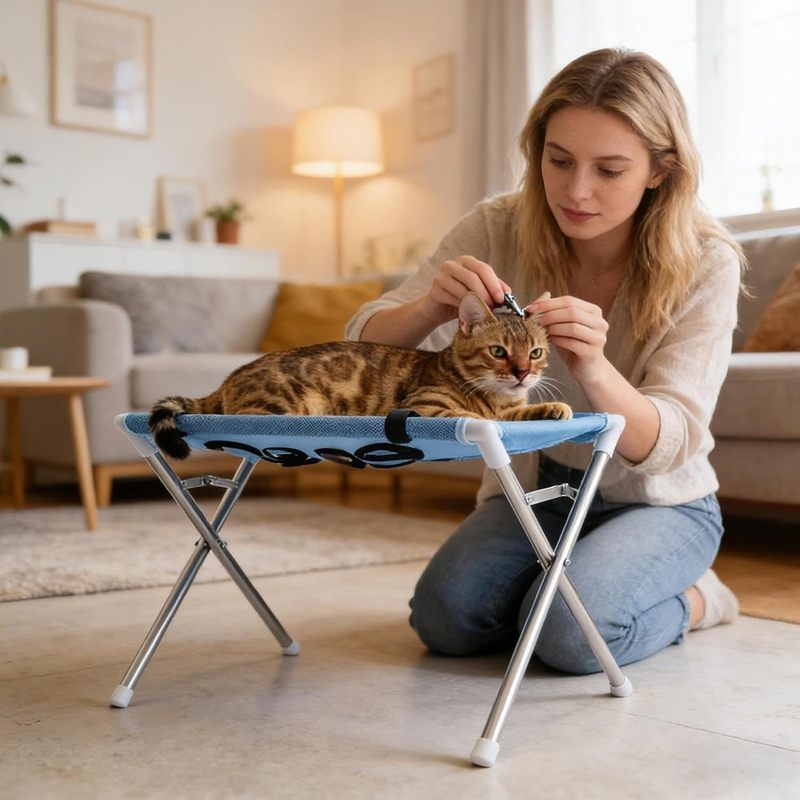 Support de bain pliable antidé - Hammock With Stand avis et prix
