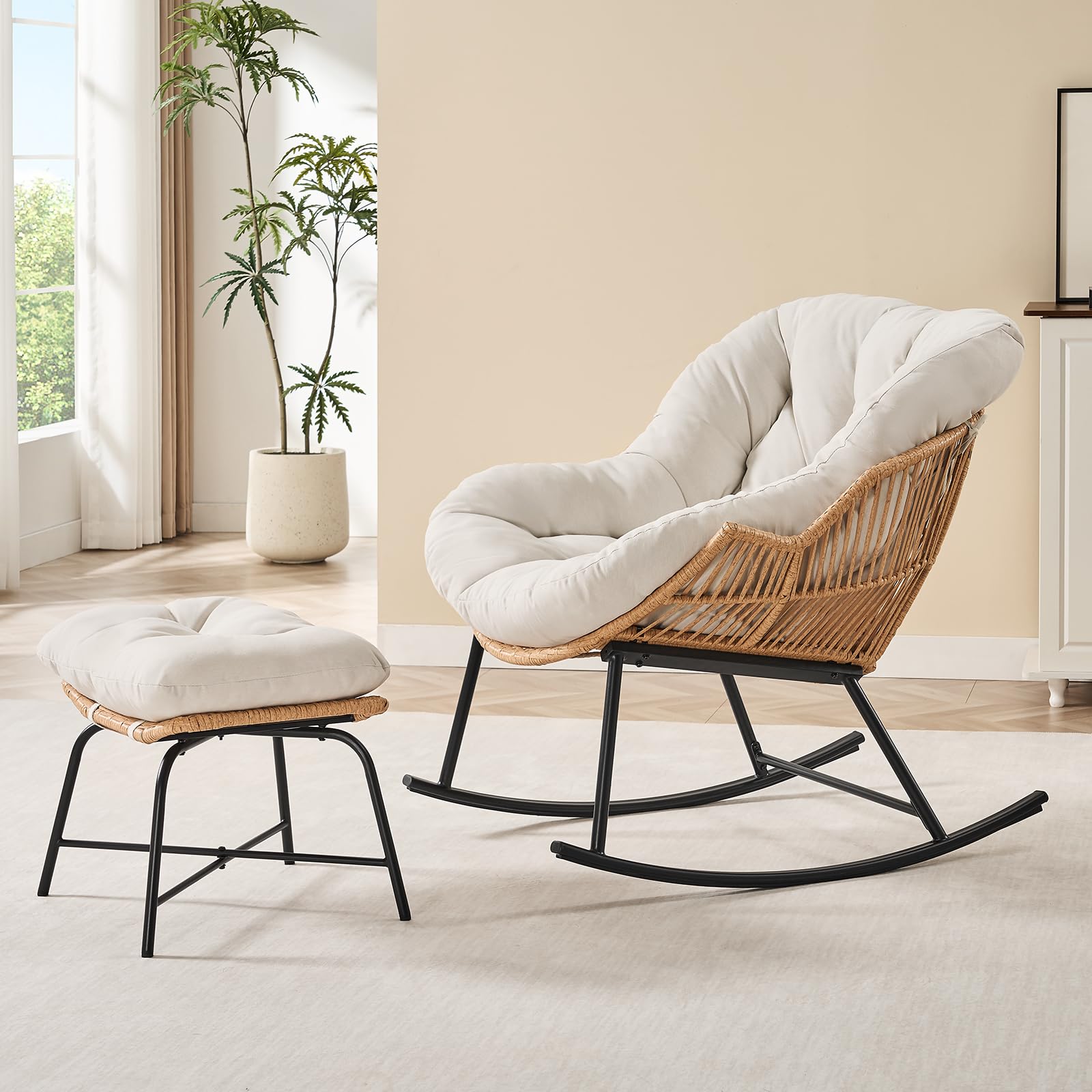 Fauteuil à bascule Papasan en  - Outdoor Furniture Egg Chair avis et prix
