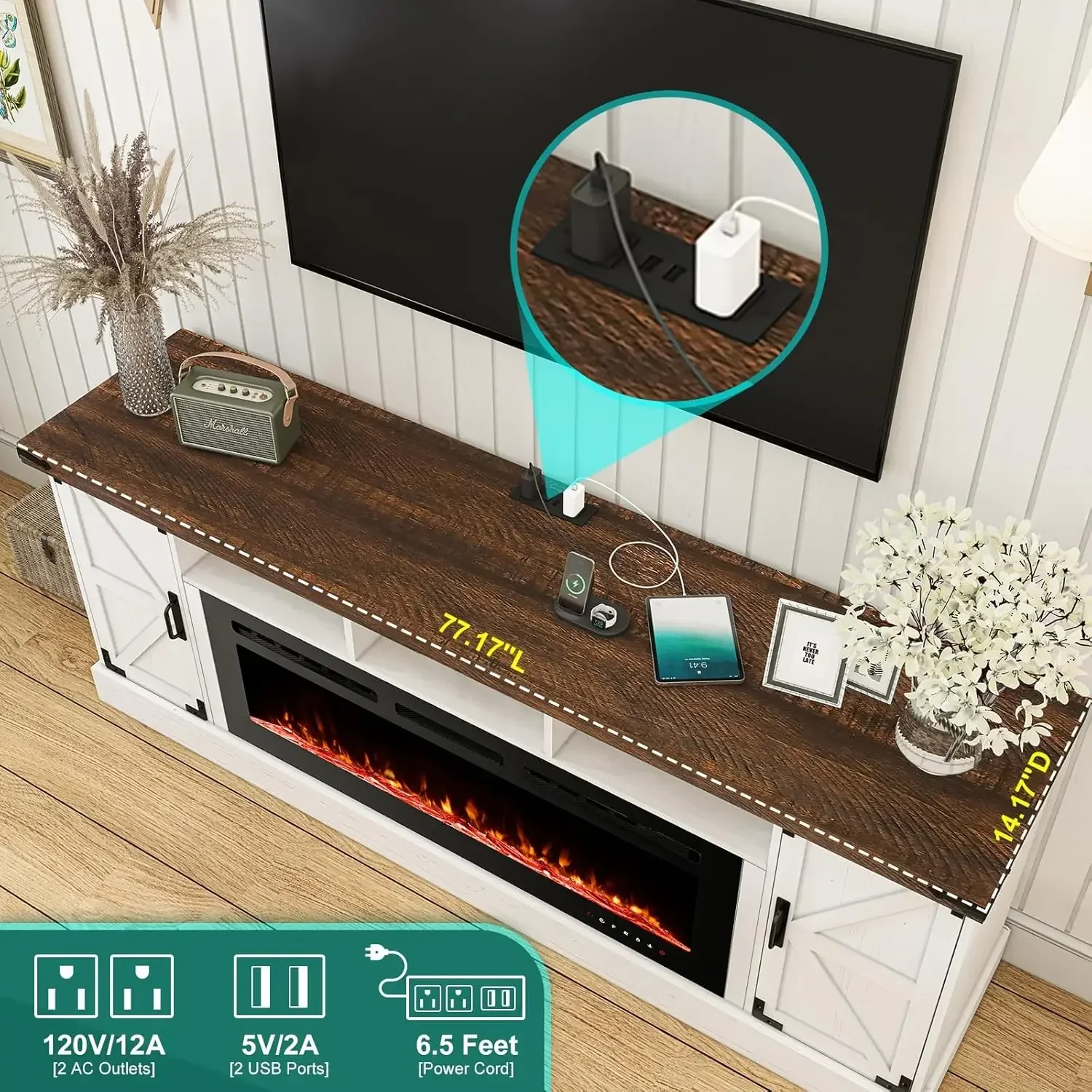 Prix réduit ! Meuble TV avec f - Patio Heater Standing avis et prix