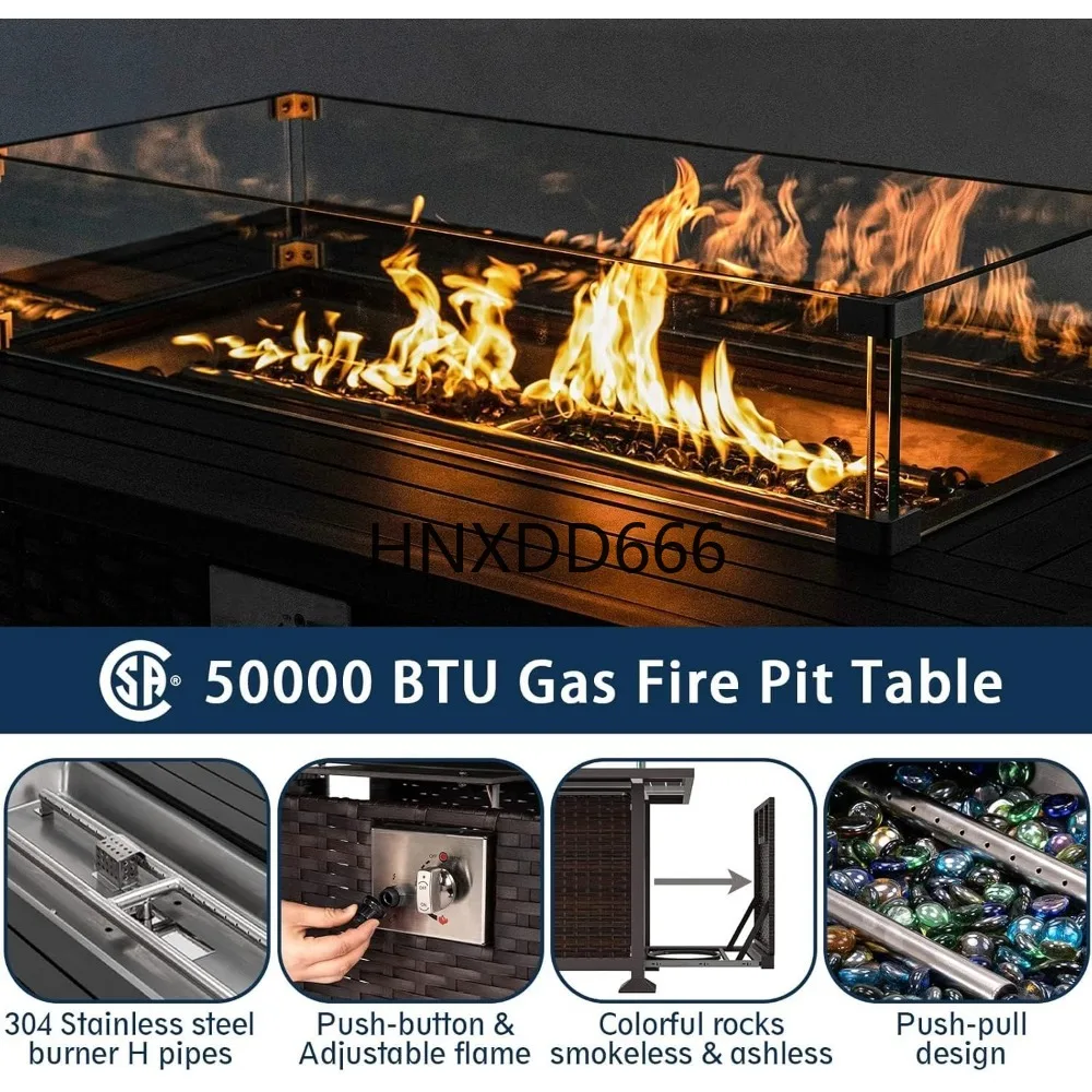 Ensemble de meubles de patio a - Outdoor Furniture With Fire Pit avis et prix