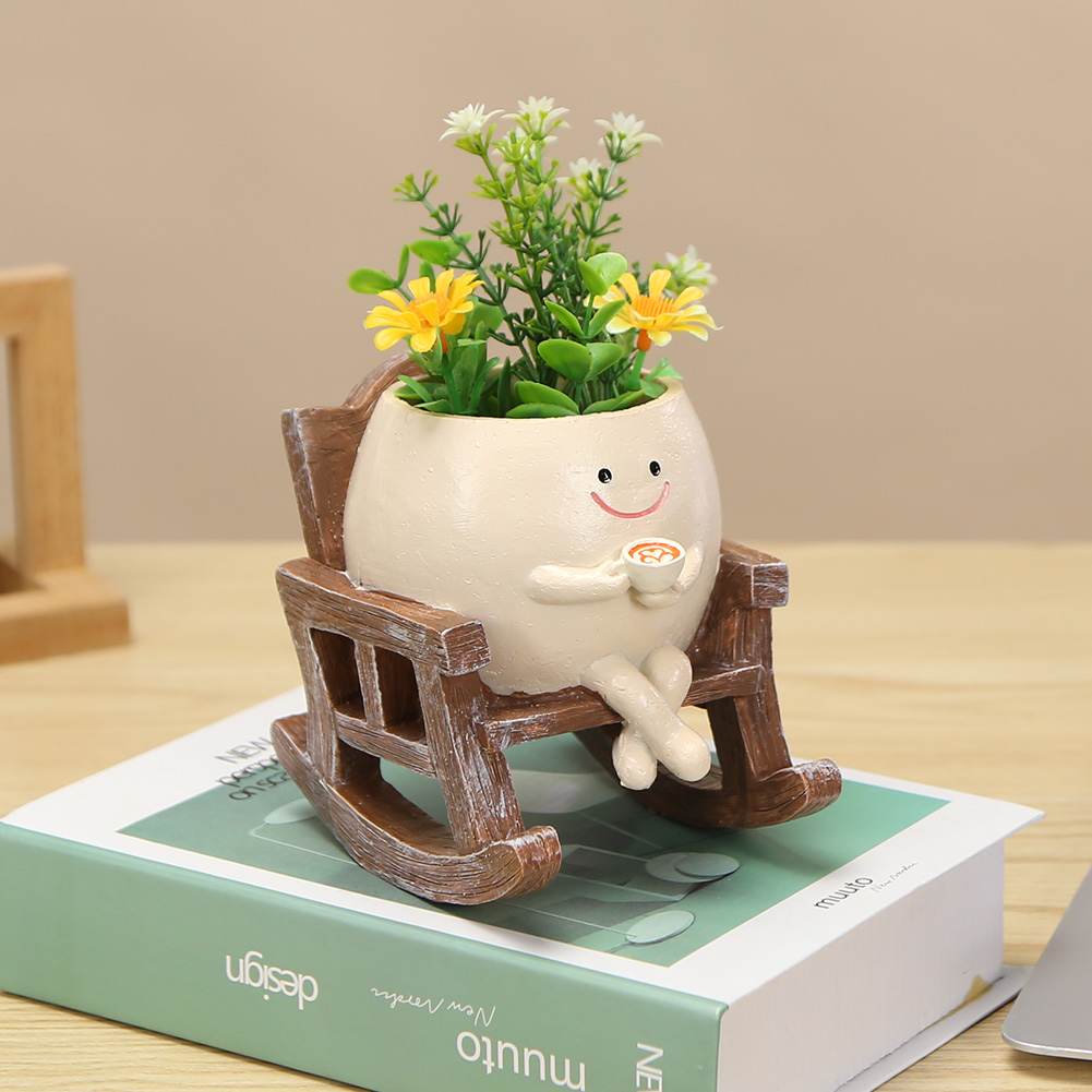 Jardinière de visage de sourir - Garden Swing Chair avis et prix