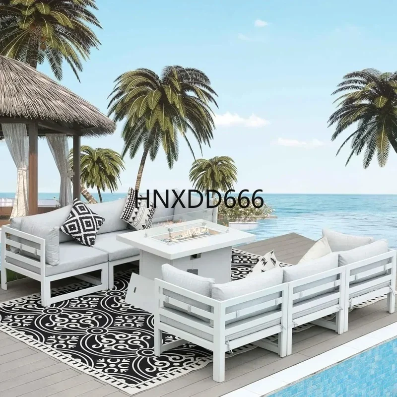 Ensemble de salon de jardin en - Outdoor Furniture With Fire Pit avis et prix