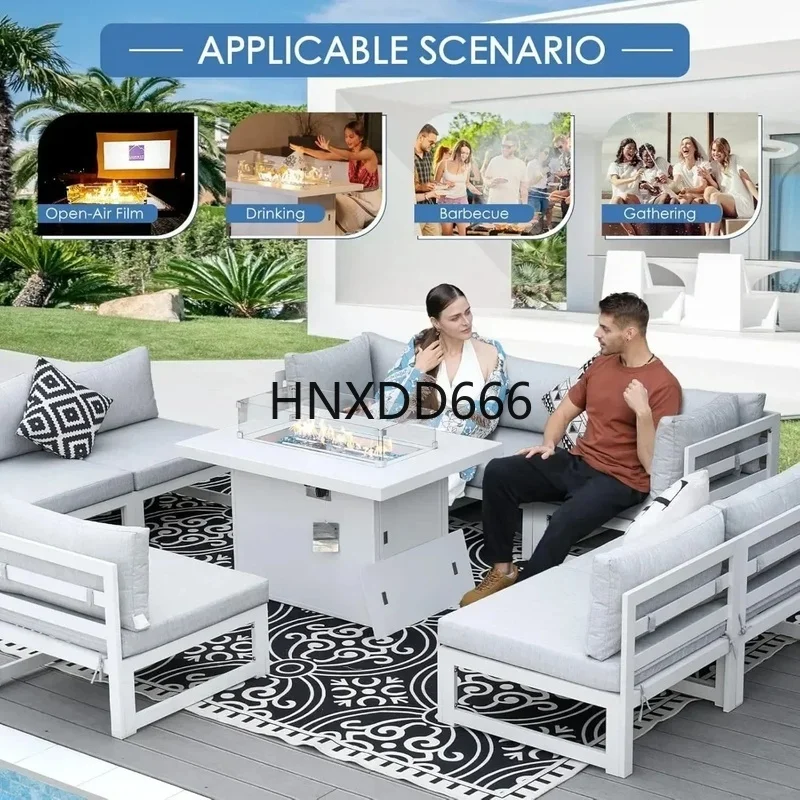 Ensemble de salon de jardin en - Outdoor Furniture With Fire Pit avis et prix