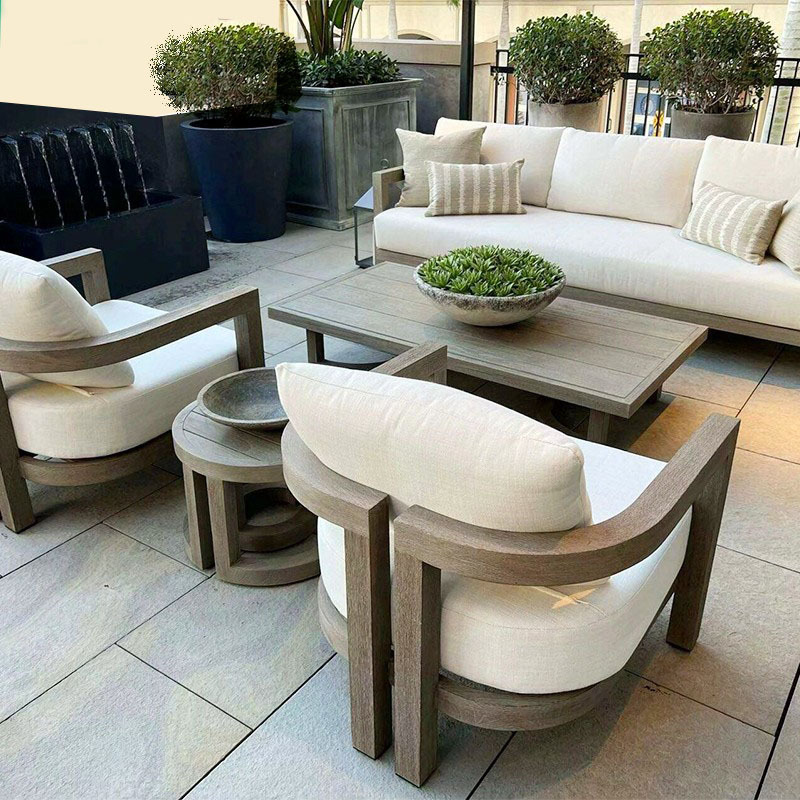 Ensemble de canapés en teck vi - Outdoor Furniture On Sale avis et prix