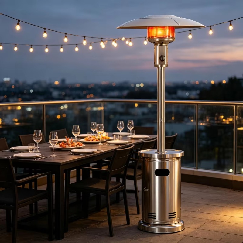 Chauffe-Parasol à Gaz Airo à C - Patio Heater Standing avis et prix