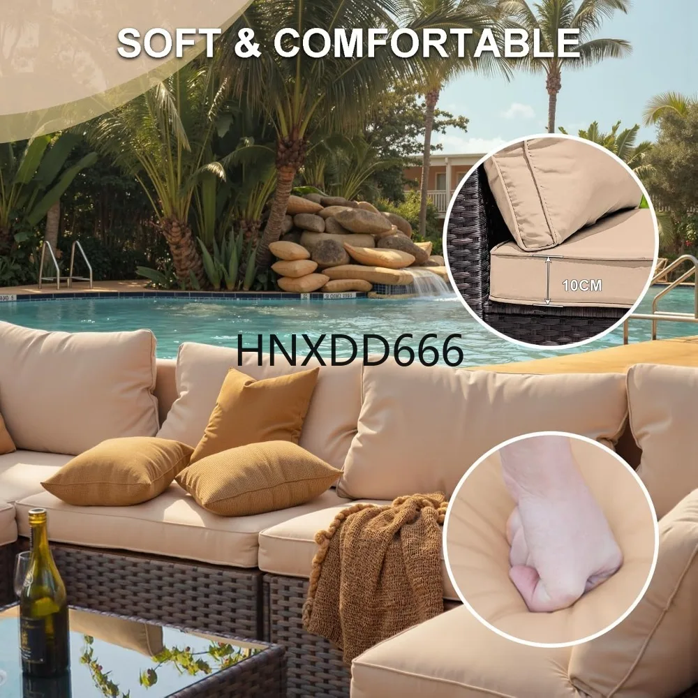 Ensemble de meubles de patio 7 - Outdoor Furniture With Fire Pit avis et prix