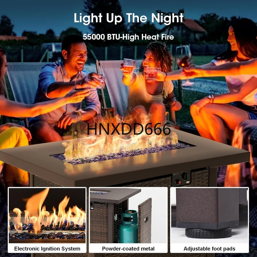 Ensemble de meubles de patio 7 - Outdoor Furniture With Fire Pit avis et prix