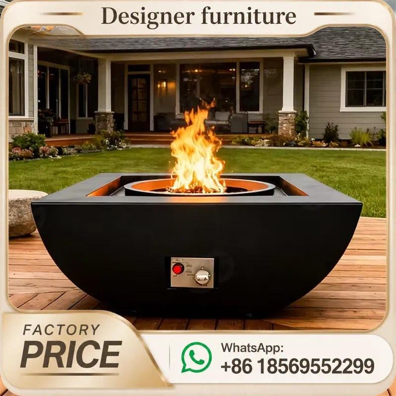 Table de foyer extérieur au ga - Outdoor Furniture With Fire Pit avis et prix