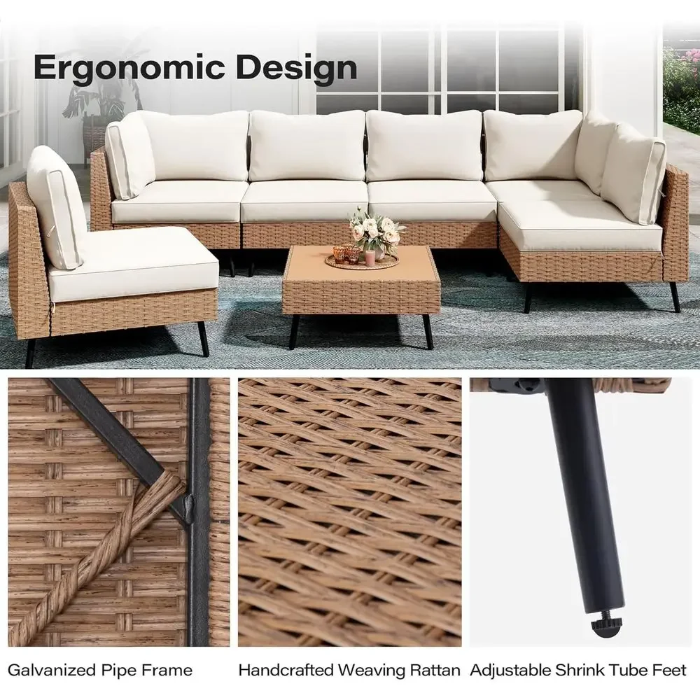 Ensemble de canapés sectionnel - Outdoor Furniture One Piece avis et prix