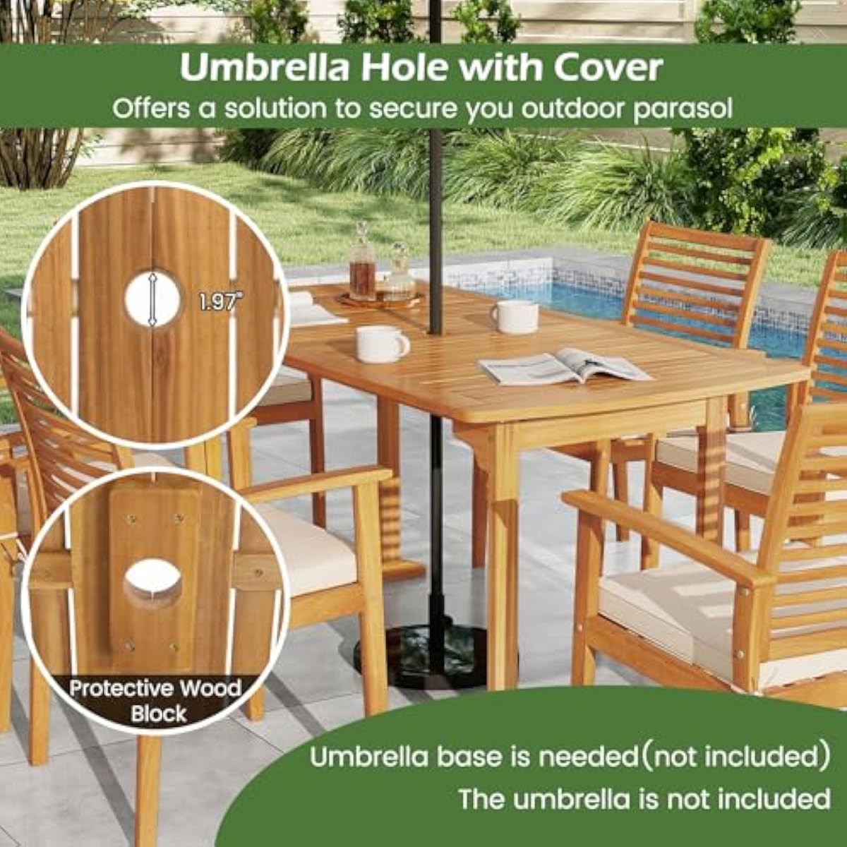 Ensemble de salle à manger d'e - Outdoor Furniture One Piece avis et prix