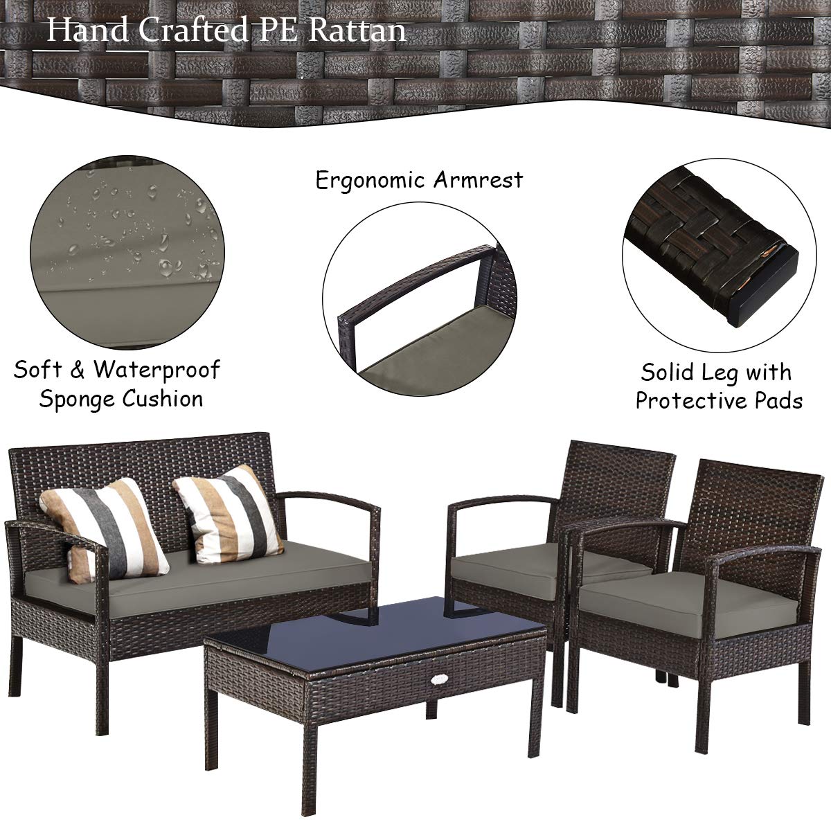 Ensemble de meubles de patio e - Outdoor Furniture Cushions avis et prix