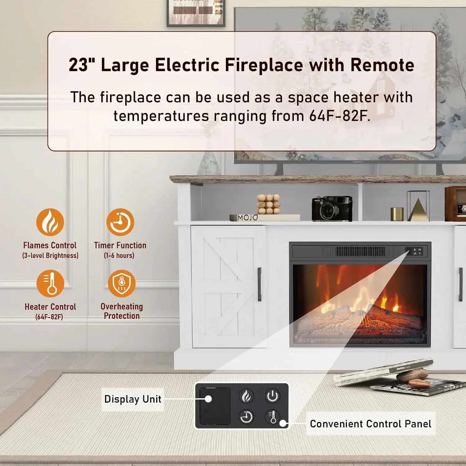 Prix réduit ! Meuble TV avec f - Patio Heater Standing avis et prix
