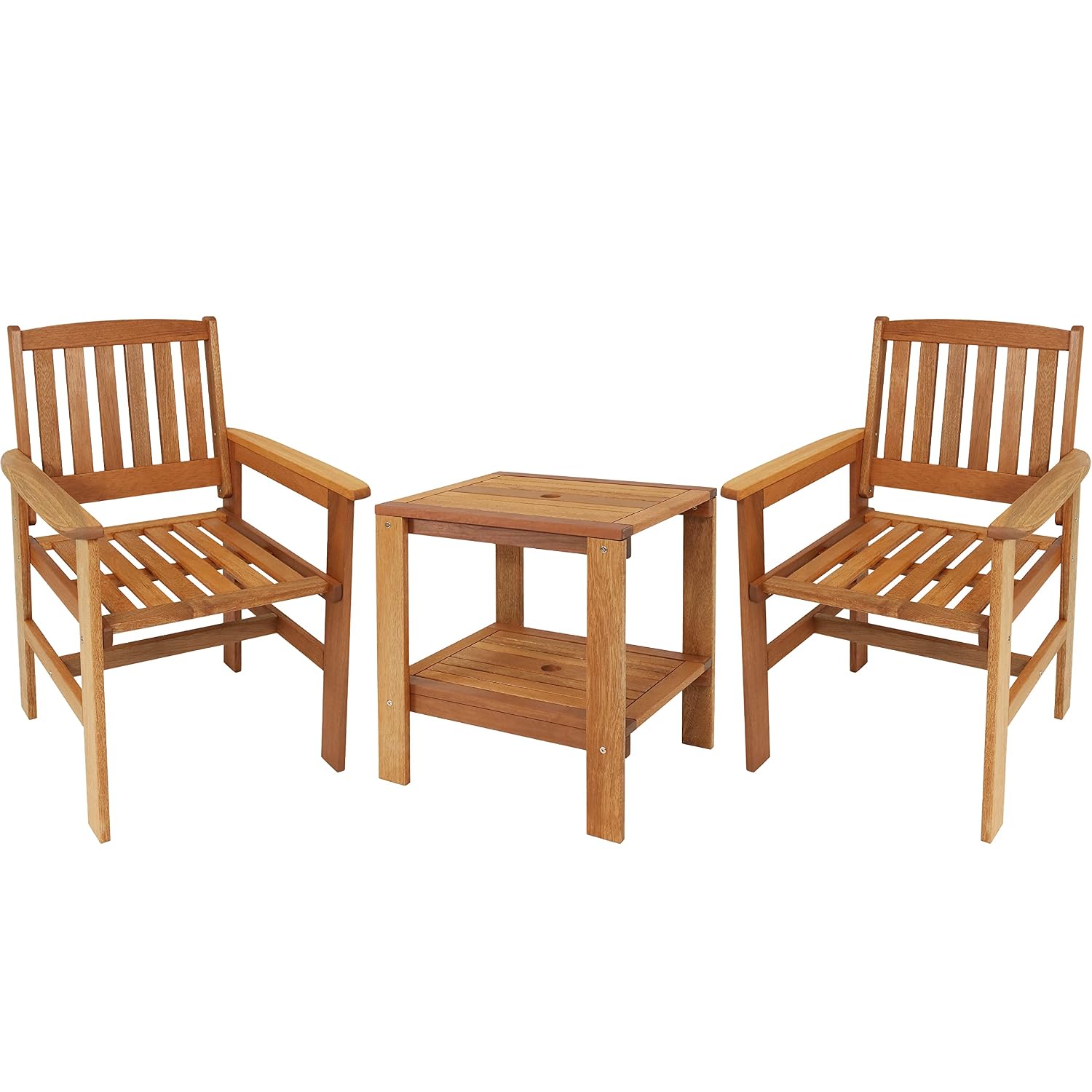 Ensemble de patio en bois 3 pi - Outdoor Furniture Oil Teak avis et prix