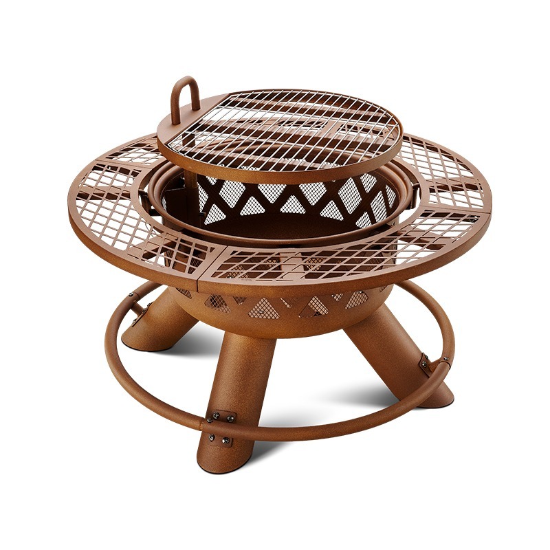 Ensemble de barbecue et foyer  - Outdoor Furniture With Fire Pit avis et prix