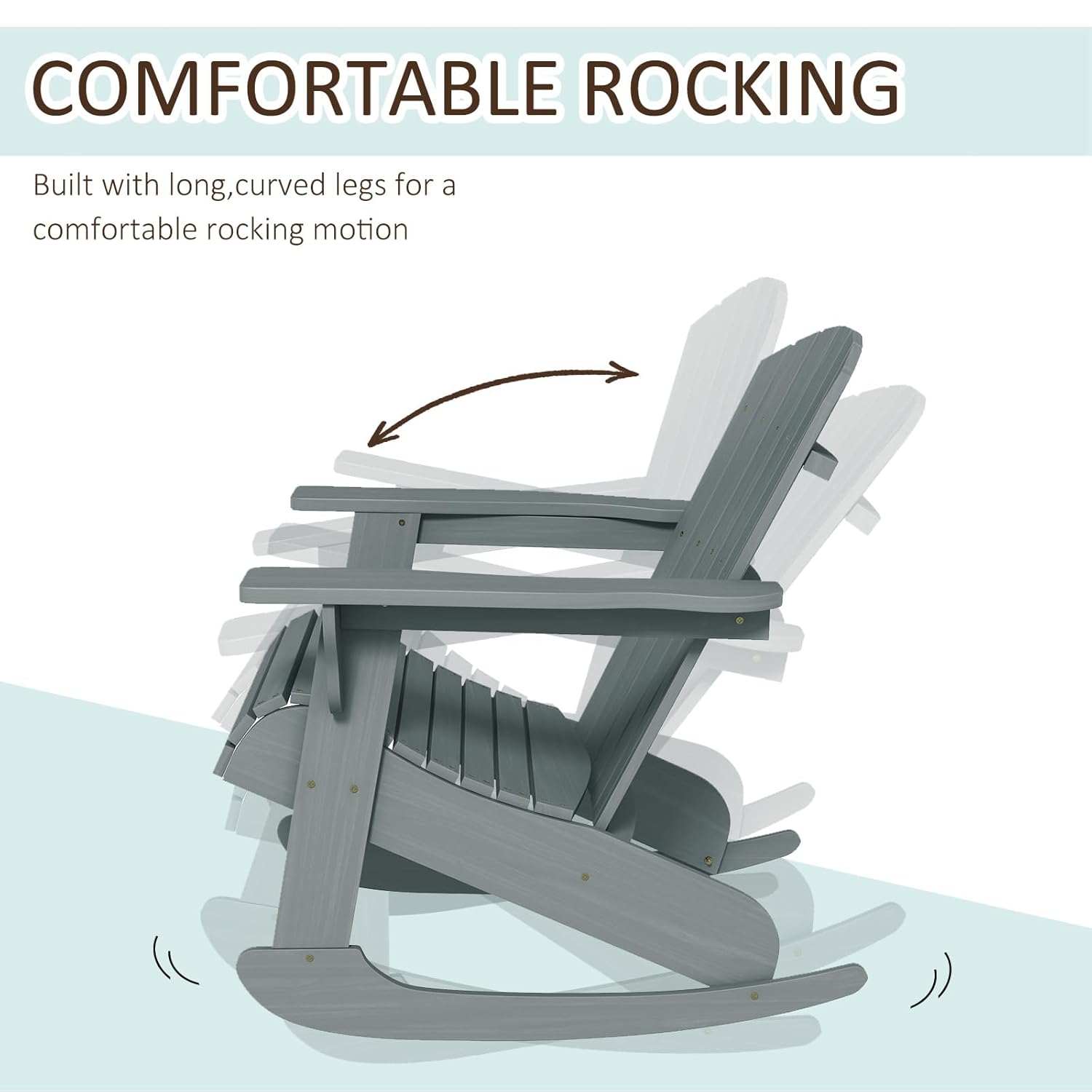 Fauteuil à bascule Adirondack  - Outdoor Furniture With Fire Pit avis et prix