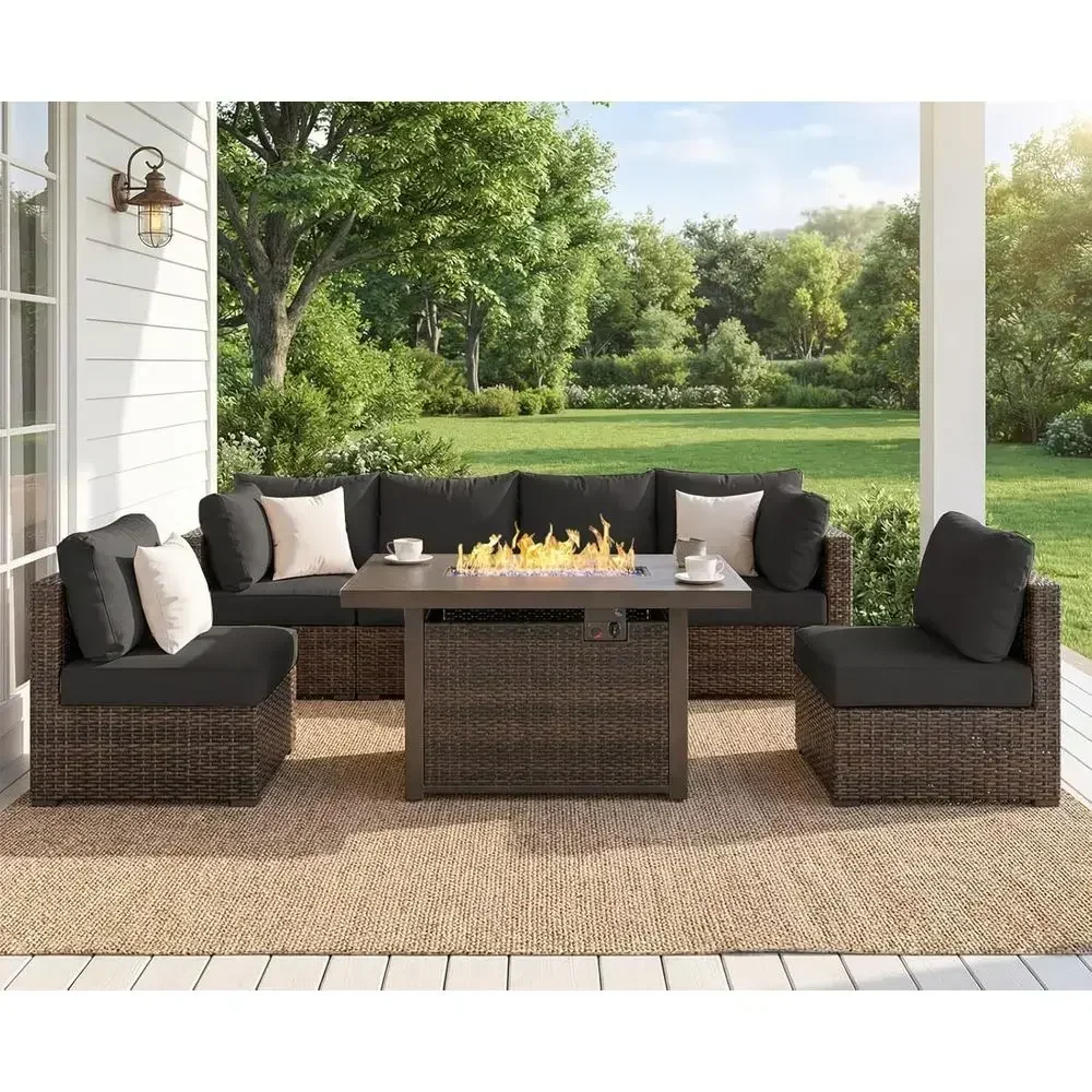 Ensemble de meubles de patio e - Outdoor Furniture With Fire Pit avis et prix
