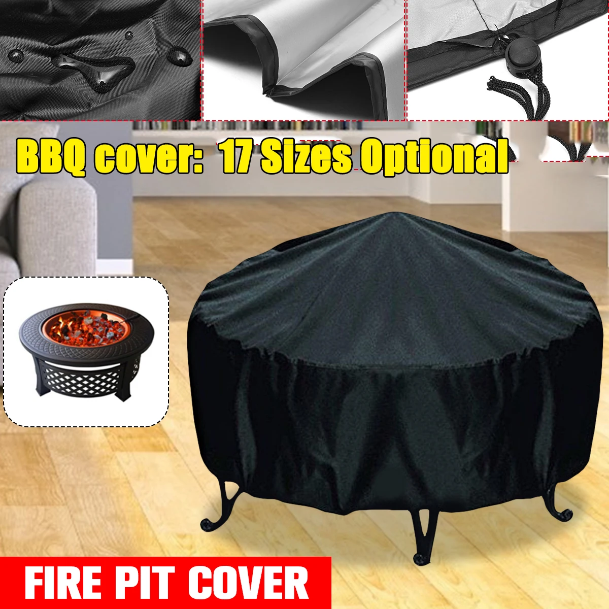 Couverture de fosse à feu de P - Outdoor Furniture With Fire Pit avis et prix